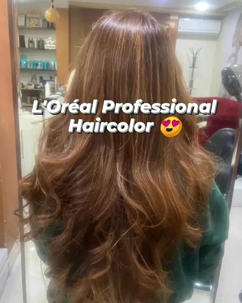 L'Oréal professional hair colour result at Enchant Unisex Salon HSR Layout Bengaluru